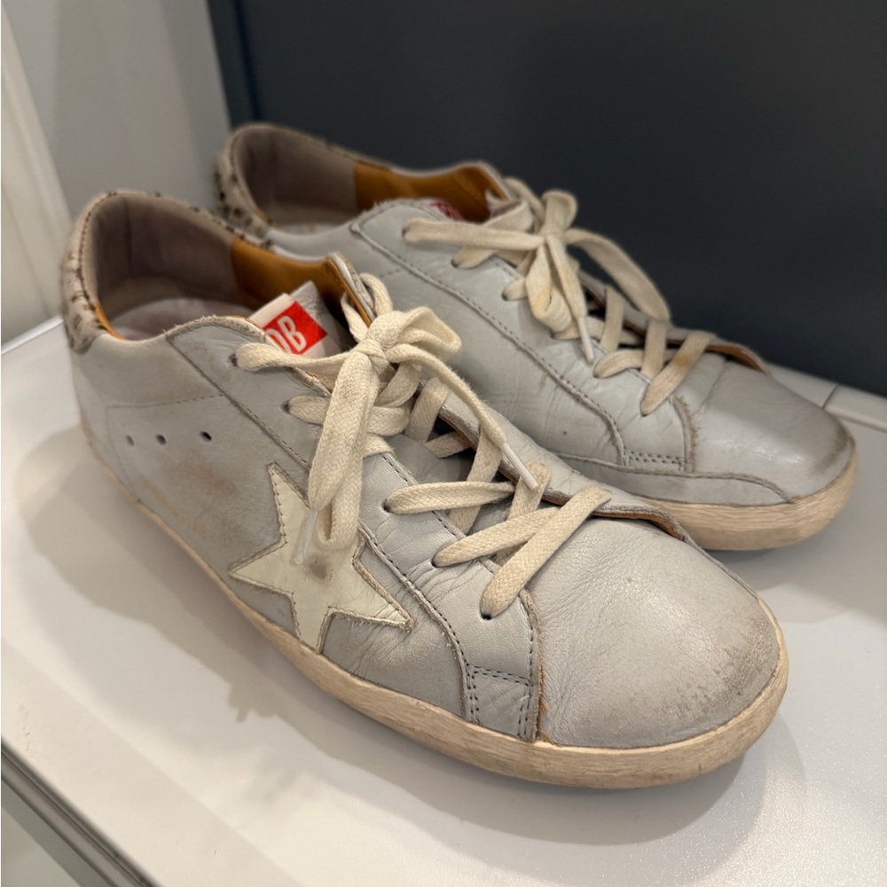 Golden Goose 39 ice light blue pony hair - RARE